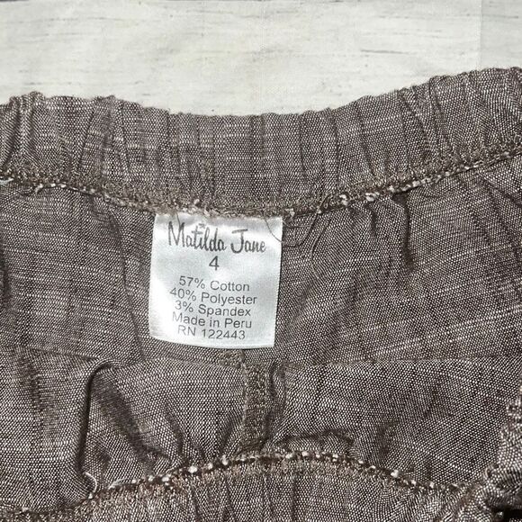 Matilda Jane Clothing MJ Hammond Bay Lindy Big Ruffles Girls sz 4 Cropped - Picture 3 of 6